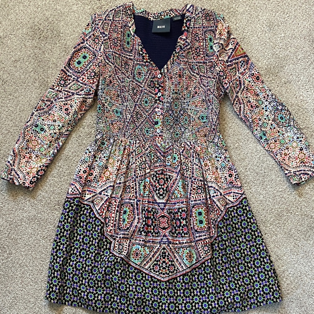 Maeve Multicolor Abstract Dress
